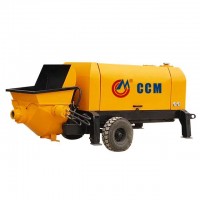 hot sale electric motor 40m3/h portable trailer boom concrete pump