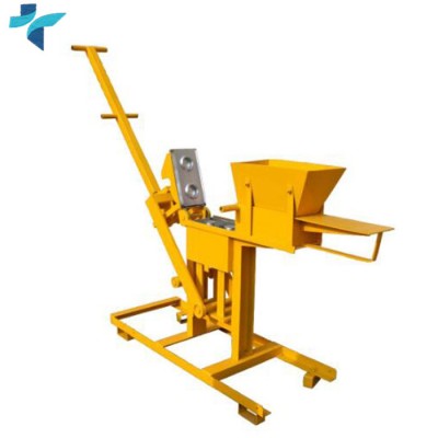 Low Cost Clay Interlocking Block Making Machine With Hand Pressing