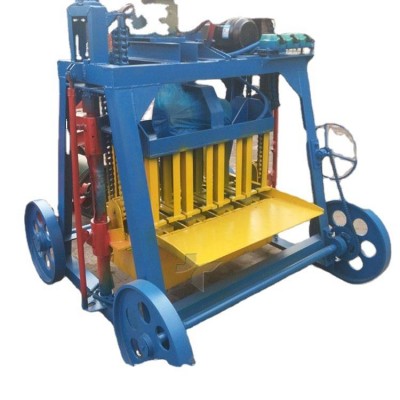 Small Type Movable Laying Egg Concrete Hollow Bricks Block Making Machine Price In South Africa