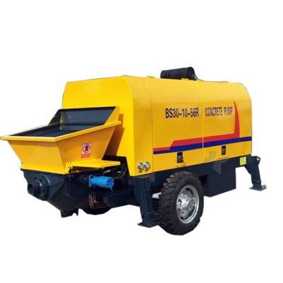 China top brand Small Diesel Engine Portable concrete trailer pump