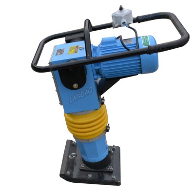 Hand Held Gasoline Engine Vibrating Soil Tamping Rammer Plate