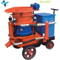 Hot Sale Mobile Price Air Drive Dry Concrete Spray Shotcrete Machine For Sale