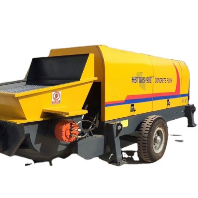 Ready Mix Concrete Pump Small Fine Stone Electric Concrete Pump For Sale In Southeast Asia