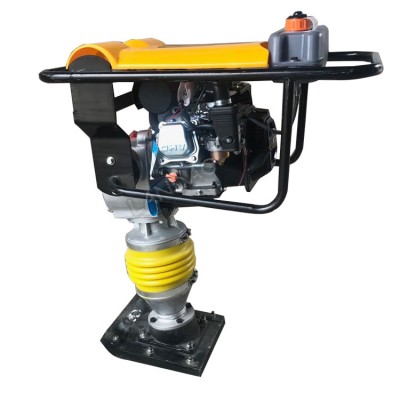 Construction Gasoline Engine Hand Compactor Tamping Rammer For Sale