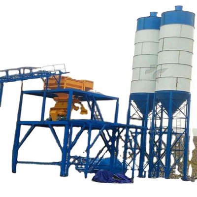 China supply HZS60 60 cbm/h ready mixed concrete plant  concrete mixing plant